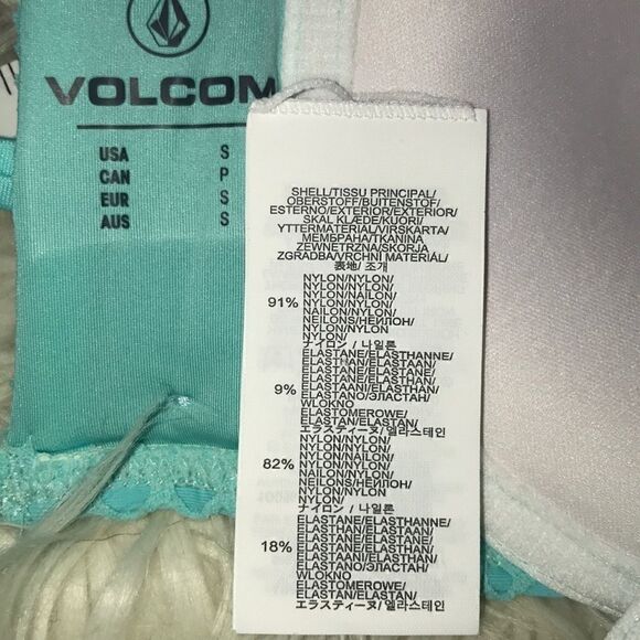 NEW Volcom Love & Haight U-Wire Bikini Top - Picture 5 of 5